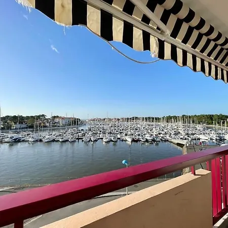 Apartment Avec Balcon Vue Sur Le Port & Piscine Capbreton